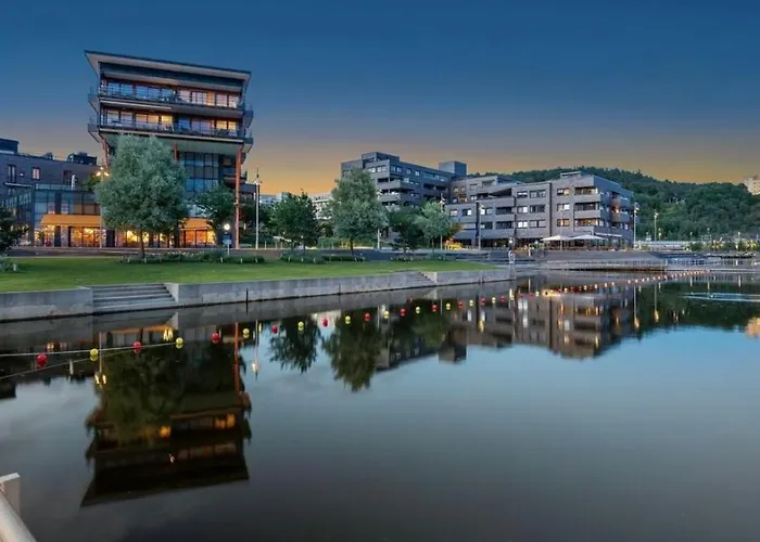 Oceanfront - - Private Patio Lägenhet Oslo